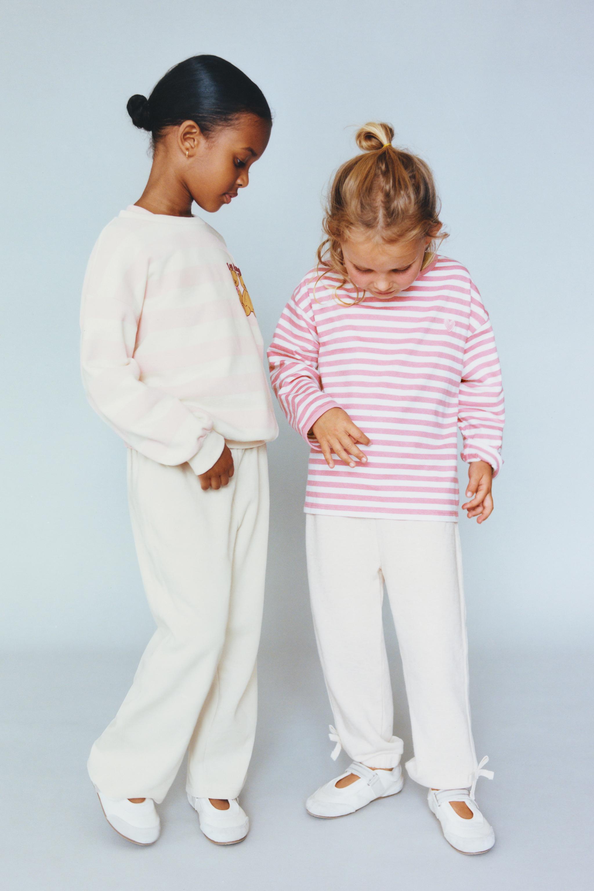 SWEAT À RAYURES ET OURSONS